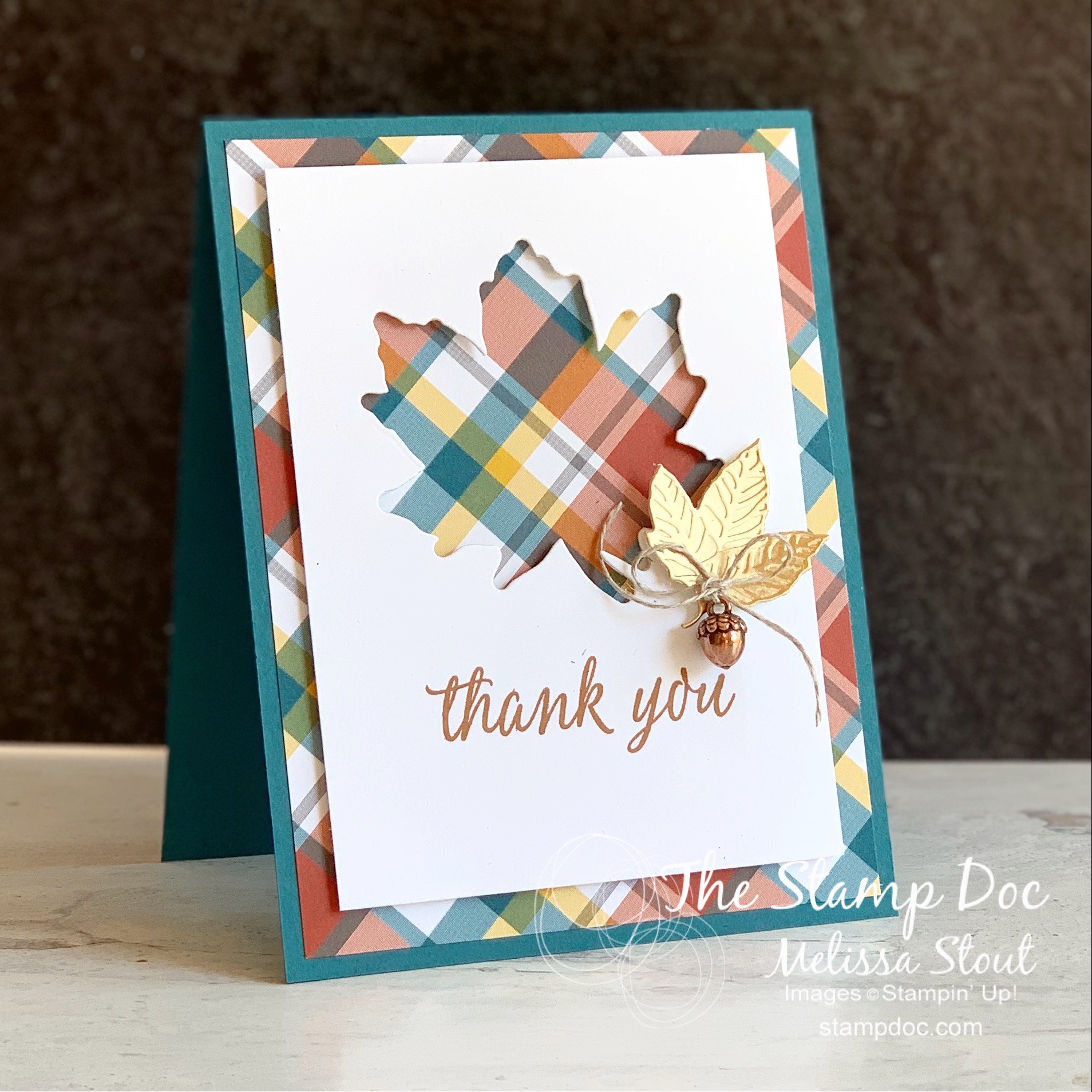 Plaid Tidings Designer Series Paper