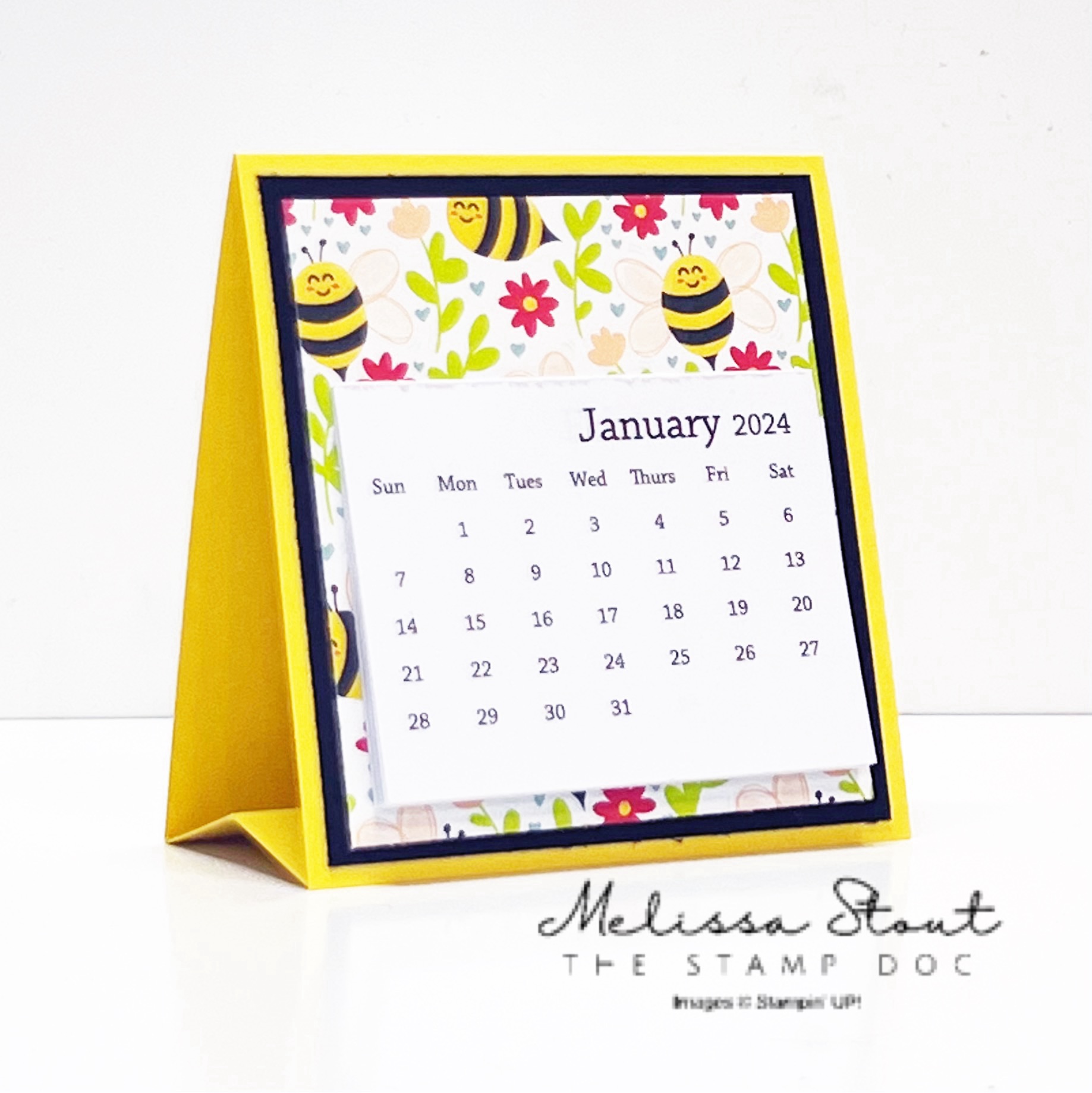 Simple Easel Calendar